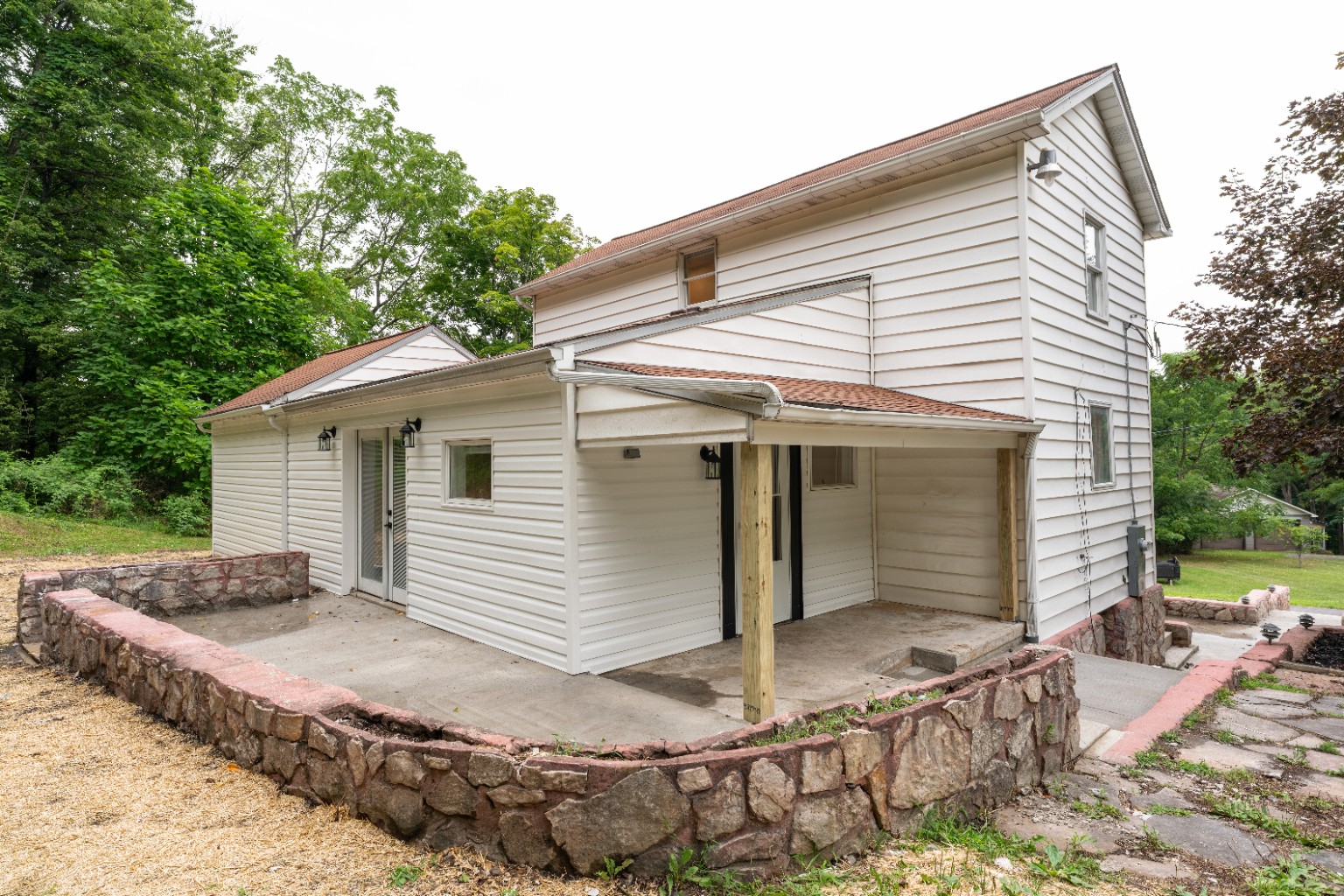 Rear exterior at Hoffman Hollow